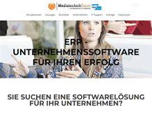 Tablet Screenshot of mediatechnik.de